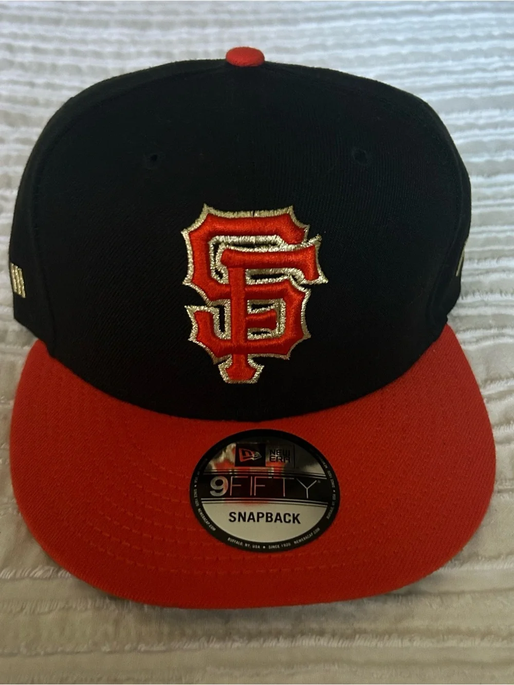 New Era Black and Red SF Giants 9FIFTY Snapback